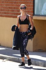 JULIANNE HOUGH in Tights Heading to a Gym in Los Angeles 06/27/2017