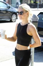 JULIANNE HOUGH Leaves Tracy Anderson Gym in Studio City 06/28/2017