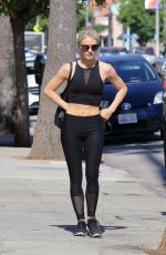 JULIANNE HOUGH Leaves Tracy Anderson Gym in Studio City 06/28/2017