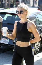 JULIANNE HOUGH Leaves Tracy Anderson Gym in Studio City 06/28/2017