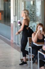 JULIANNE HOUGH Out for Coffee after a Workout in Los Angeles 06/26/2017