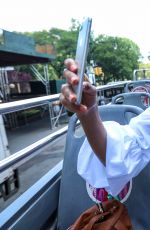 KARA MCCULLOUGH on a Tour Bus in New York 06/13/2017