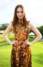 KAREN GILLAN Receives Rising Star Award at Maui Film Festival in Hawaii 06/24/2017
