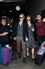 KATE BOSWORTH and Michael Polish at LAX Airport in Los Angeles 06/16/2017