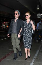KATE BOSWORTH and Michael Polish at LAX Airport in Los Angeles 06/16/2017