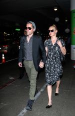 KATE BOSWORTH and Michael Polish at LAX Airport in Los Angeles 06/16/2017