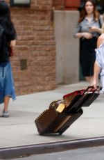 KATE HUDSON Leaves Her Hotel in New York 06/19/2017