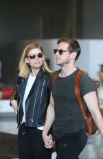 KATE MARA and JAMIE BELL at Charles De Gaulle Airport in Paris 06/24/2017