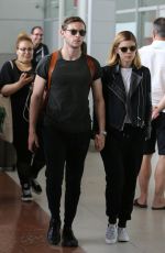 KATE MARA and JAMIE BELL at Charles De Gaulle Airport in Paris 06/24/2017