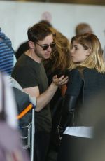 KATE MARA and JAMIE BELL at Charles De Gaulle Airport in Paris 06/24/2017