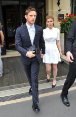 KATE MARA and Jamie Bell Leaves Their Hotel in Paris 06/24/2017