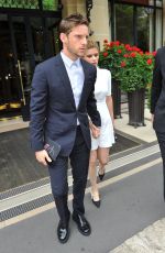 KATE MARA and Jamie Bell Leaves Their Hotel in Paris 06/24/2017