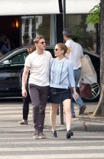 KATE MARA and Jamie Bell Out in Paris 06/24/2017