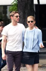 KATE MARA and Jamie Bell Out in Paris 06/24/2017