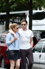 KATE MARA and Jamie Bell Out in Paris 06/24/2017