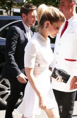 KATE MARA and JAMIE BELLE Arrives at Plaza Athenee Hotel in Paris 06/24/2017