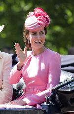 KATE MIDDLETON at Annual Trooping the Colour Parade in London 06/17/2017
