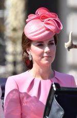 KATE MIDDLETON at Annual Trooping the Colour Parade in London 06/17/2017