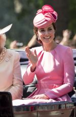 KATE MIDDLETON at Annual Trooping the Colour Parade in London 06/17/2017