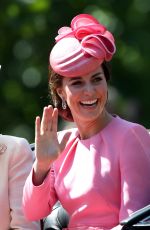 KATE MIDDLETON at Annual Trooping the Colour Parade in London 06/17/2017