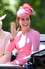KATE MIDDLETON at Annual Trooping the Colour Parade in London 06/17/2017