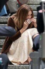 KATHARINE MCPHEE on the Set of The Lost Wife of Robert Durst in Vancouver 06/17/2017