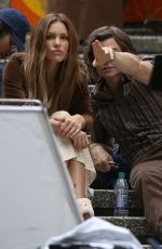 KATHARINE MCPHEE on the Set of The Lost Wife of Robert Durst in Vancouver 06/17/2017
