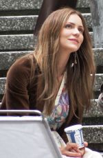 KATHARINE MCPHEE on the Set of The Lost Wife of Robert Durst in Vancouver 06/17/2017