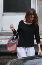 KATIE HOLMES Leaves Starbucks in Montreal 06/20/2017