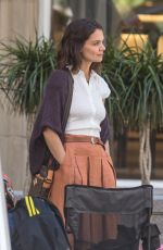 KATIE HOLMES on the Set of The Gift in Montreal 06/22/2017