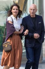 KATIE HOLMES on the Set of The Gift in Montreal 06/22/2017