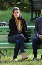 KATIE HOLMES on the Set of The Gift in Montreal 06/27/2017