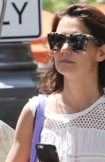 KATIE HOLMES Out Shopping in Los Angeles 06/04/2017