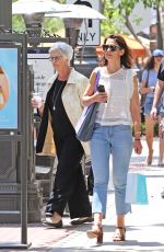 KATIE HOLMES Out Shopping in Los Angeles 06/04/2017