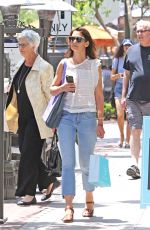 KATIE HOLMES Out Shopping in Los Angeles 06/04/2017