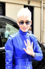 KATY PERRY Arrives at Hotel Meurice in Paris 06/02/2017