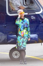 KATY PERRY Boarding a Helicopter in London 06/24/2017