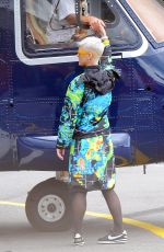 KATY PERRY Boarding a Helicopter in London 06/24/2017