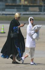 KATY PERRY Boarding a Private Jet at Le Bourget Airport 06/04/2017