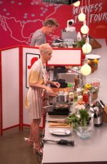 KATY PERRY Cooking at Witness House in Los Angeles 0609/2017
