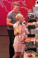 KATY PERRY Cooking at Witness House in Los Angeles 0609/2017