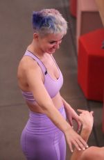 KATY PERRY in Tights at Tracy Anderson Gym in Los Angeles 06/12/2017