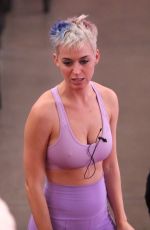 KATY PERRY in Tights at Tracy Anderson Gym in Los Angeles 06/12/2017