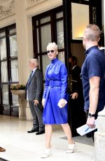 KATY PERRY Leaves Hotel Meurice in Paris 06/02/2017