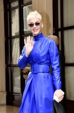 KATY PERRY Leaves Hotel Meurice in Paris 06/02/2017