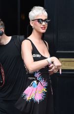 KATY PERRY Leaves Kiss FM Radio in London 06/23/2017