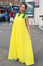 KATYA JONES Arrives at New Wimbledon Theatre in London 06/17/2017