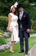 KELLY BROOK at Royal Ascot Races in Berkshire 06/24/2017