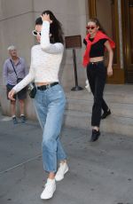 KENDALL JENNER and GIGI HADID Leaves Nobu Restaurant in New York 05/31/2017