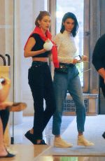 KENDALL JENNER and GIGI HADID Leaves Nobu Restaurant in New York 05/31/2017